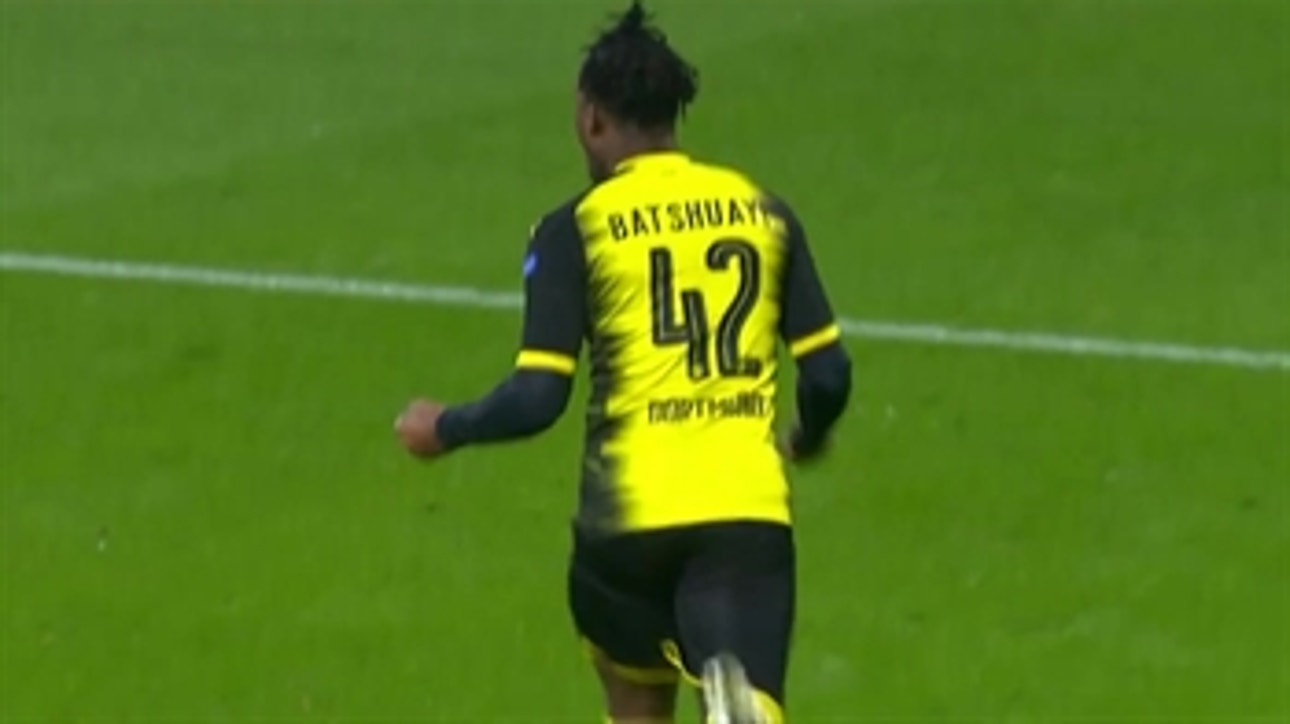 Batshuayi fires in equalizer for Dortmund vs. Atalanta ' 2017-18 UEFA Europa League Highlights