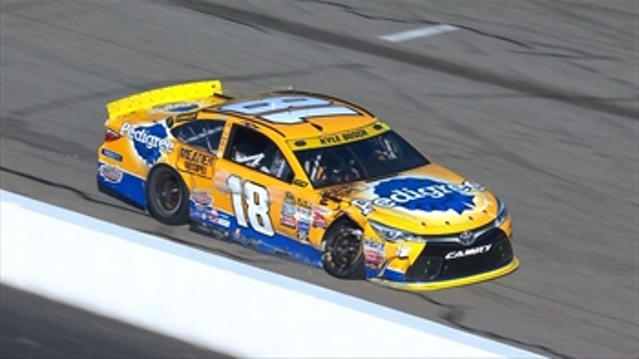 CUP: Kyle Busch Heads to Garage Early - Loudon 2015