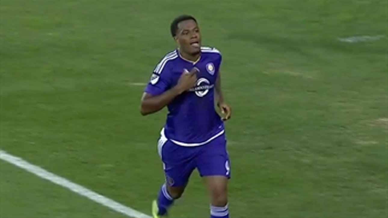 Cyle Larin gives Orlando City an early lead against the Red Bulls ' 2016 MLS Highlights