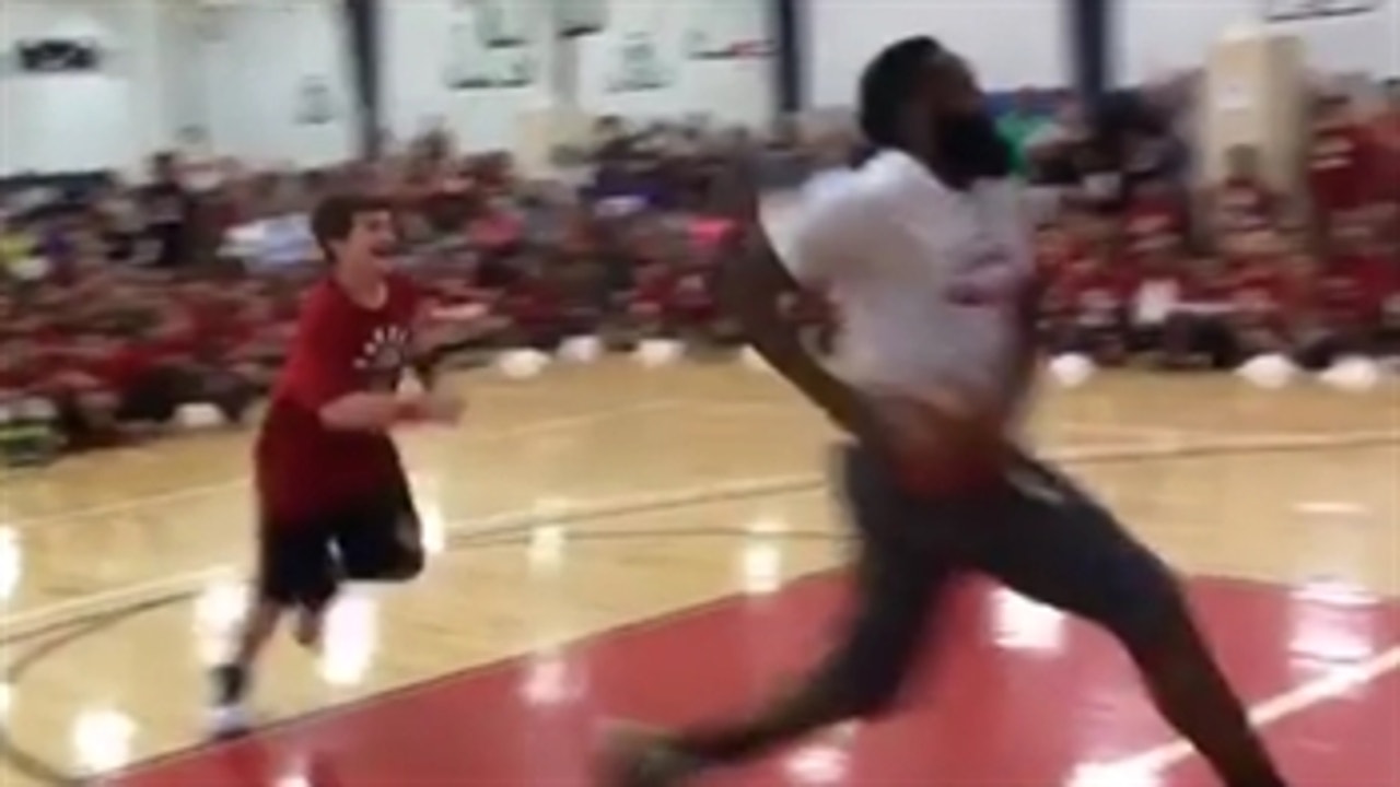 James Harden does a camper so dirty