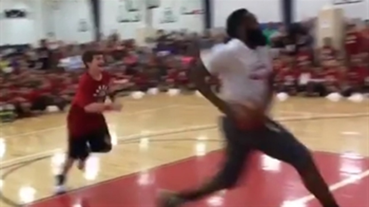 James Harden does a camper so dirty