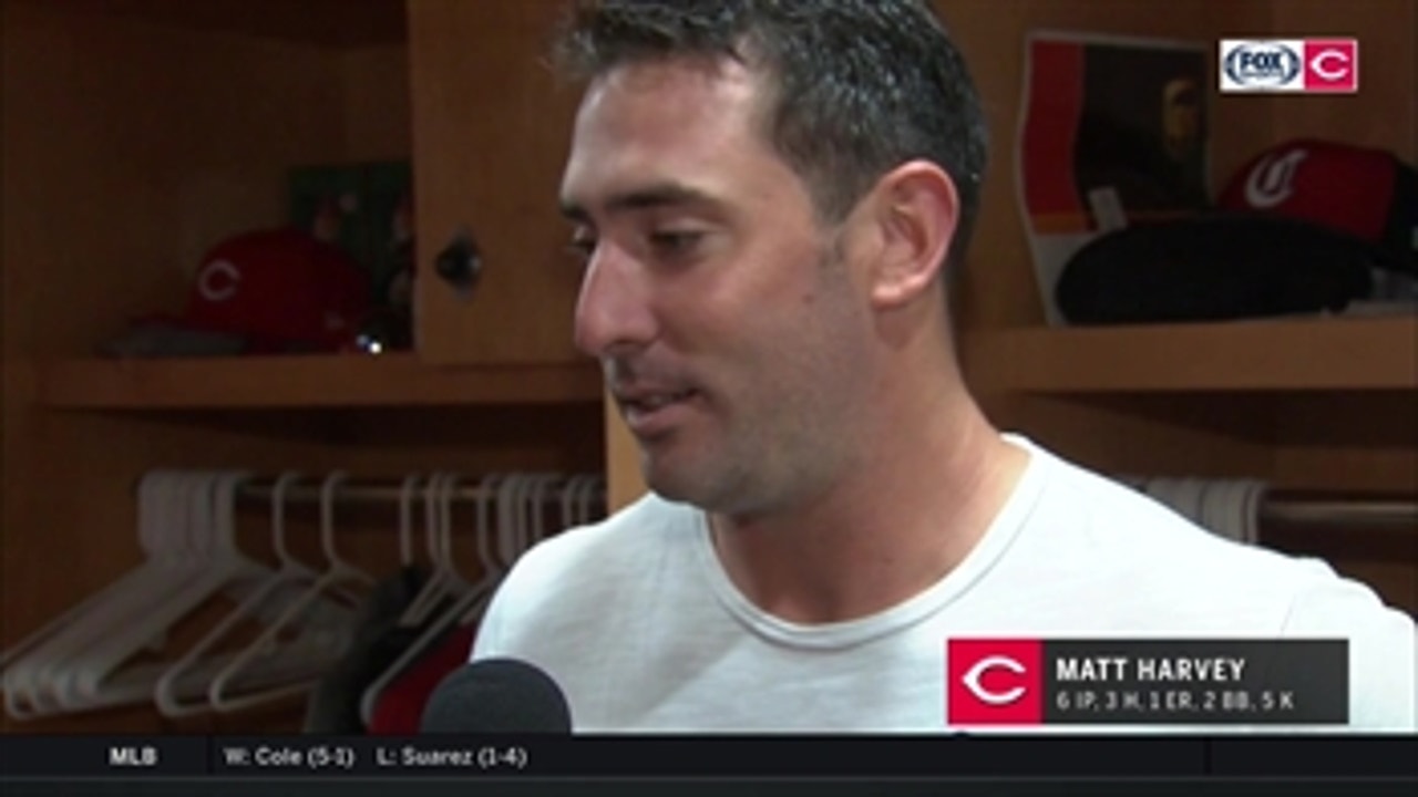 Matt Harvey is feeling good after going six innings and only giving up a run