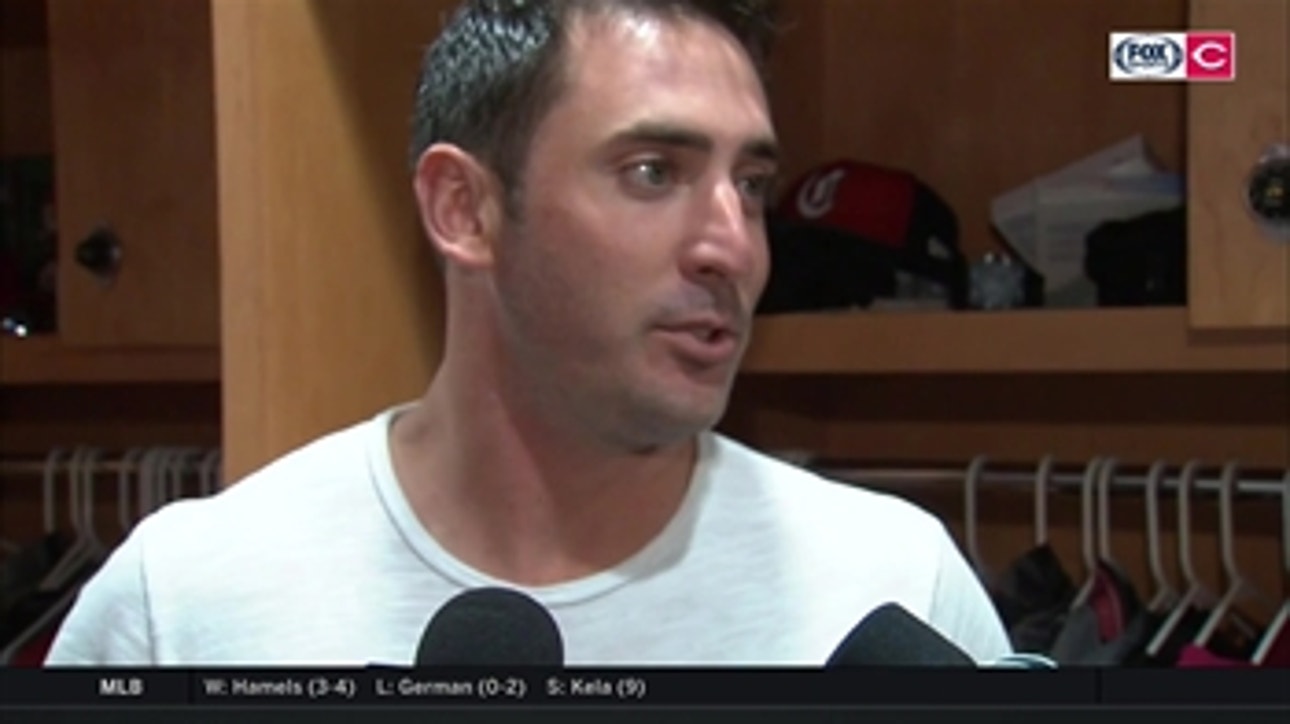 Matt Harvey was feeling "amped up" in his home debut with the Reds