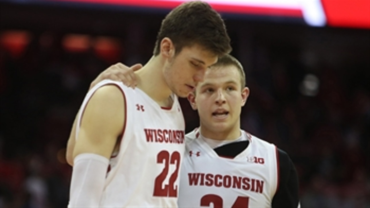 Brad Davison and Ethan Happ combine for 39 to lead No. 24 Wisconsin past No. 21 Maryland