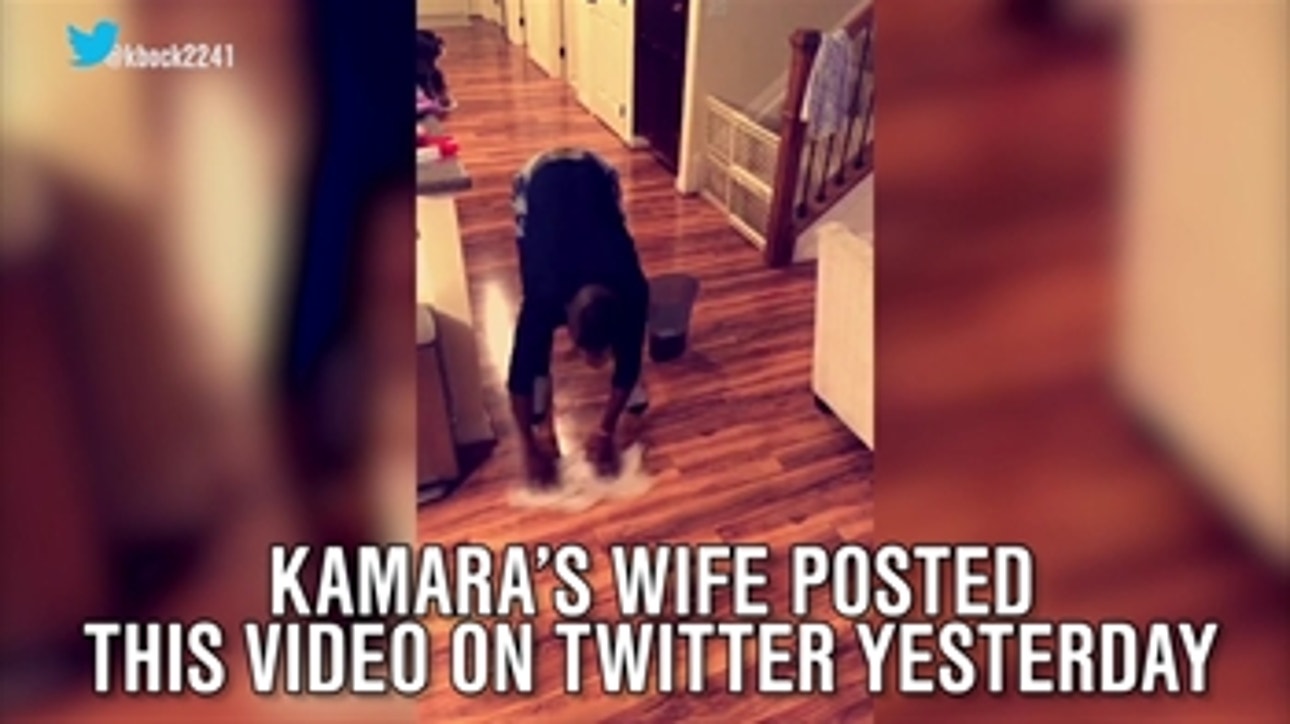 Kamara has a DP contract, but still has to do household chores