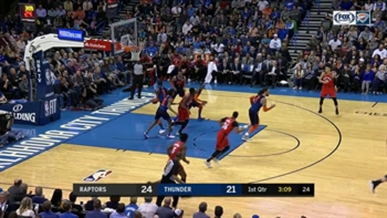 HIGHLIGHTS: Russell Westbrook Setting the tone in the 1st quarter