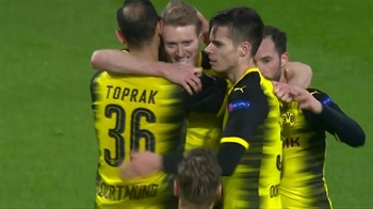 Schurrle opens the scoring for Dortmund vs. Atalanta ' 2017-18 UEFA Europa League Highlights