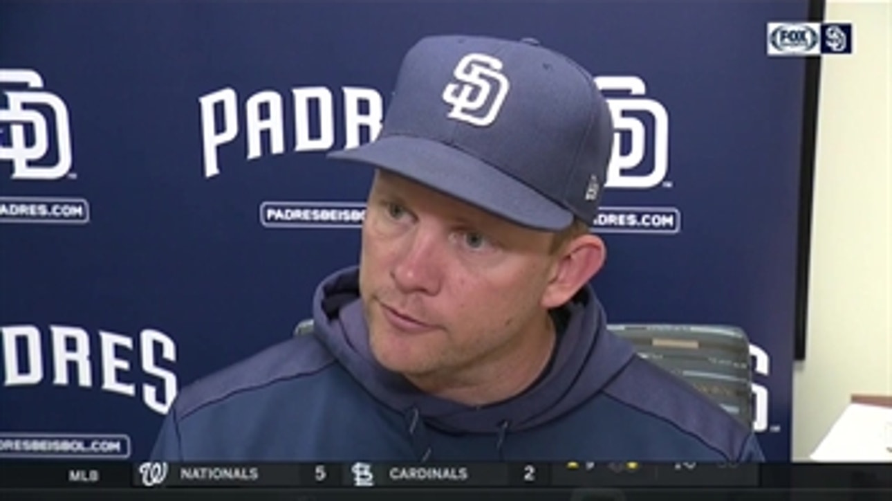 Padres manager Andy Green confirms that Chris Paddack will be shut down due to innings limit