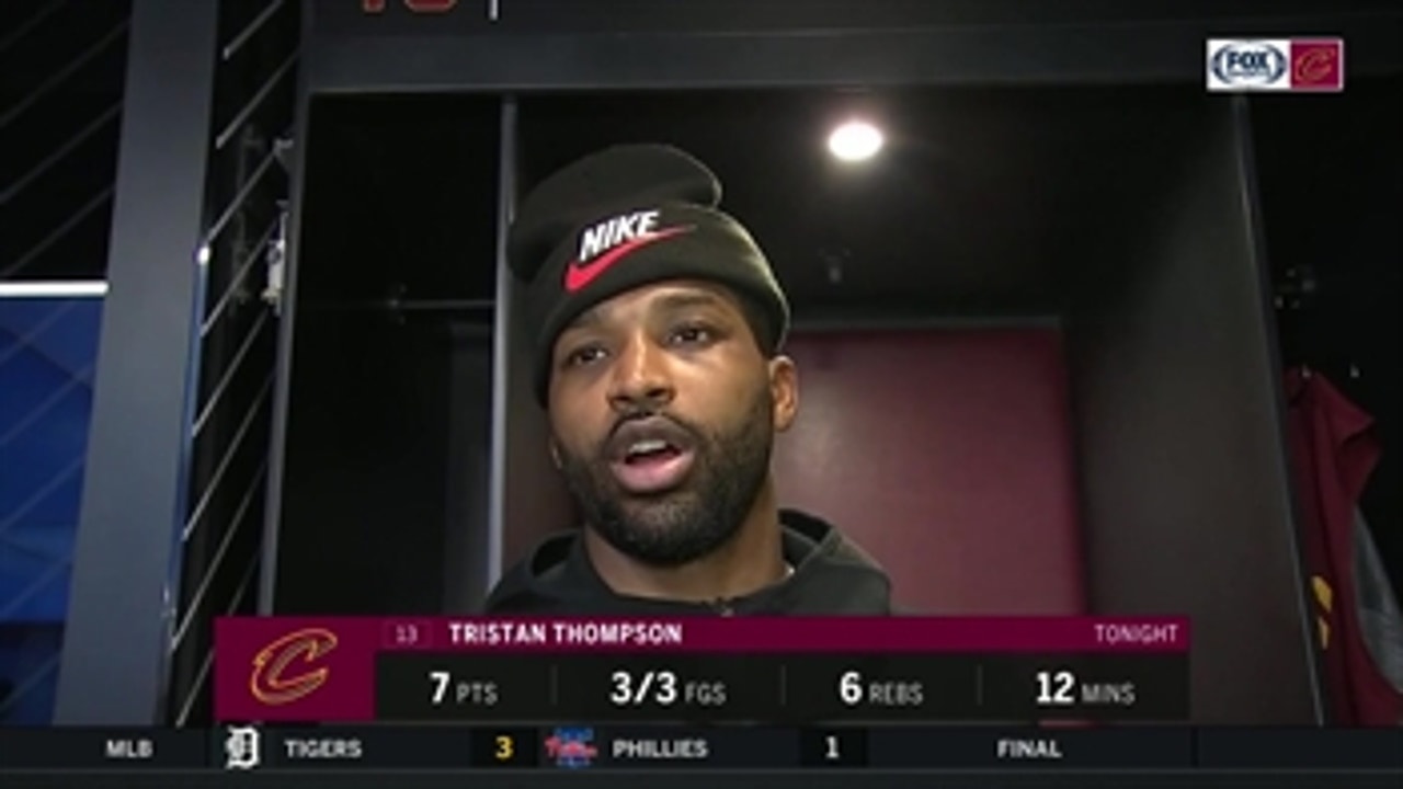 Tristan Thompson jokes the Cavs would be a bubble team for the postseason
