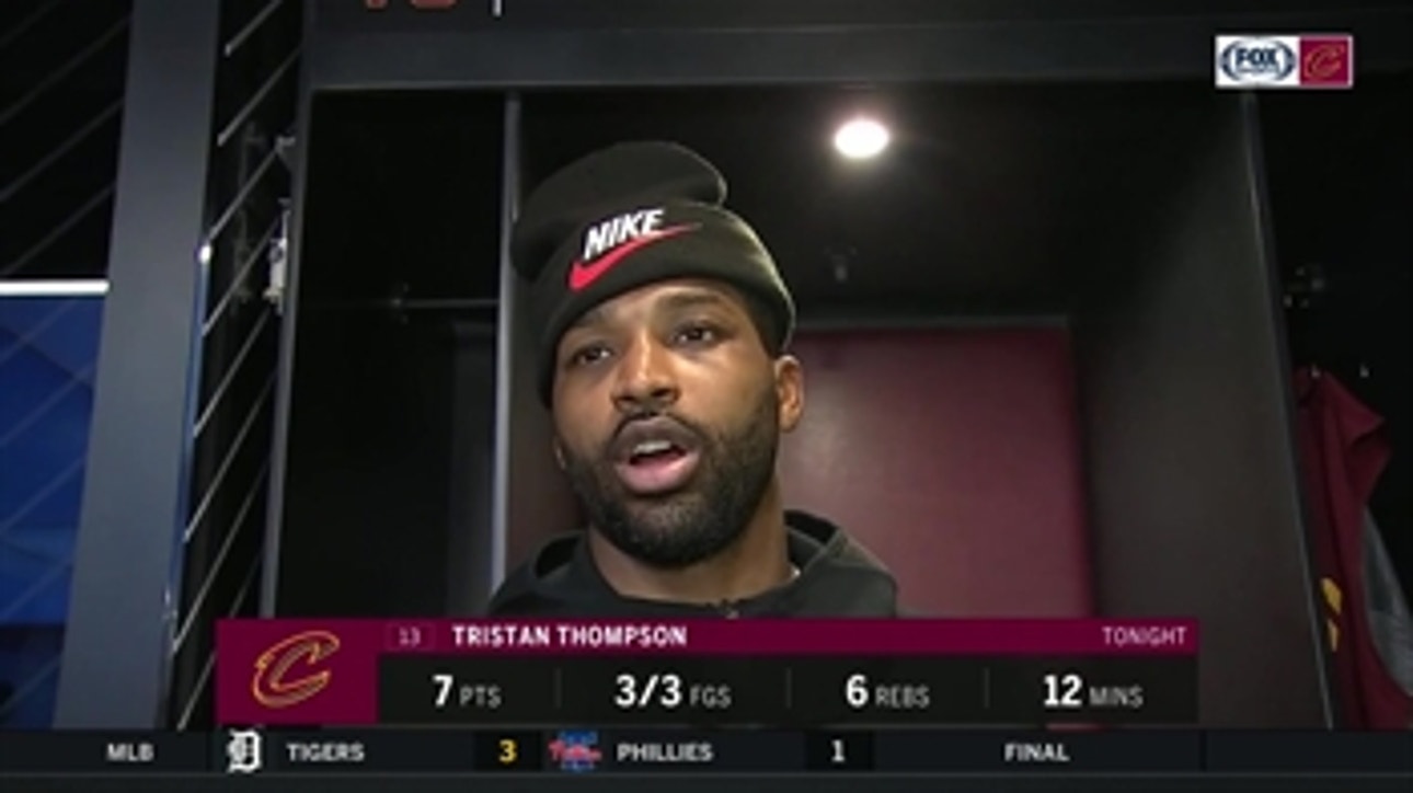 Tristan Thompson jokes the Cavs would be a bubble team for the postseason