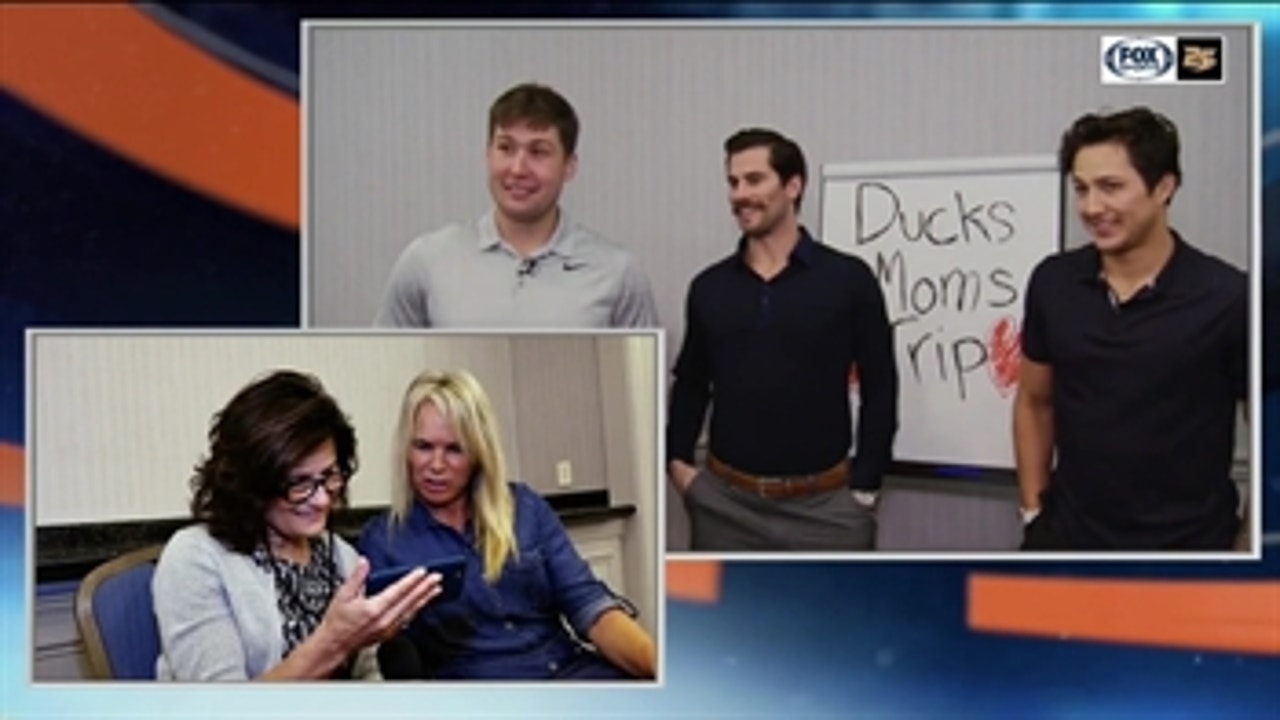 Adam Henrique and Brandon Montour get pranked by their mothers