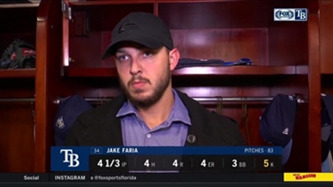 Jake Faria on his start against the Orioles