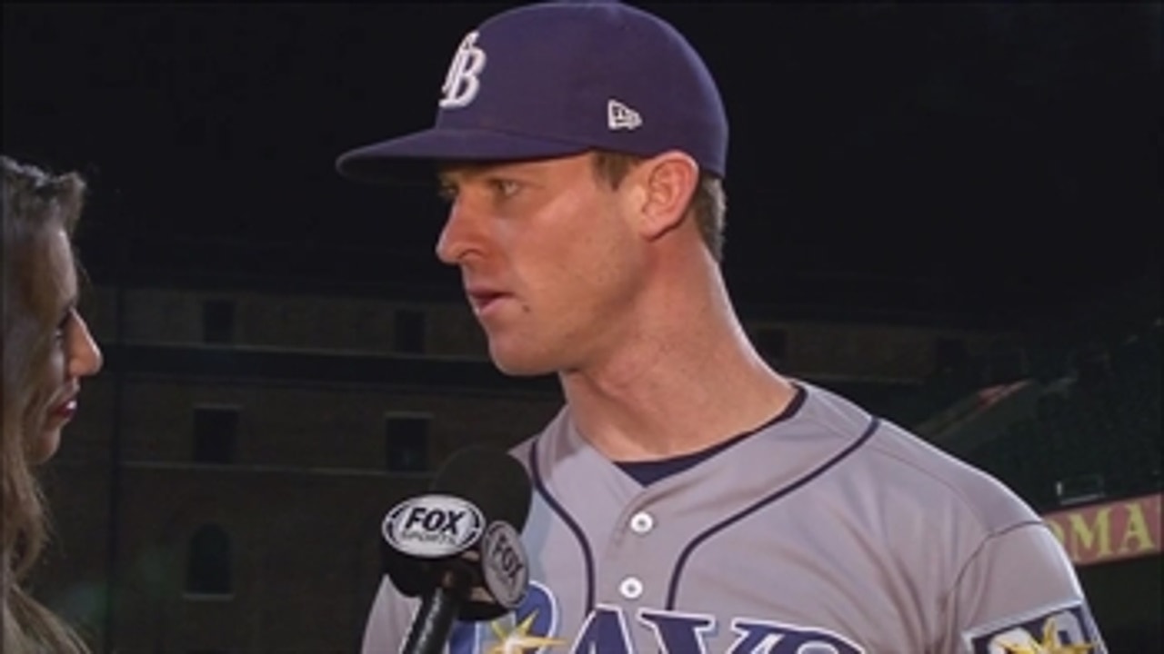 Joey Wendle discusses his big night at the plate