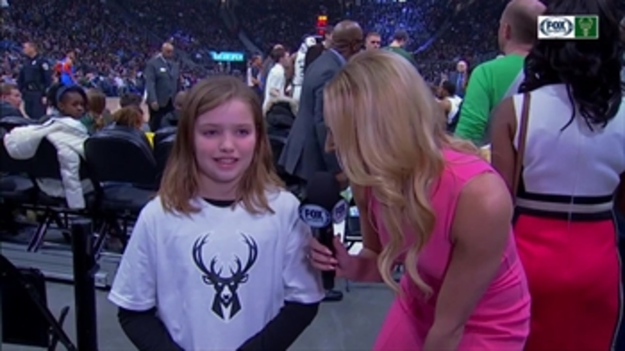 11-year-old Bucks fan: 'When I get bored, I draw [Giannis] a lot'