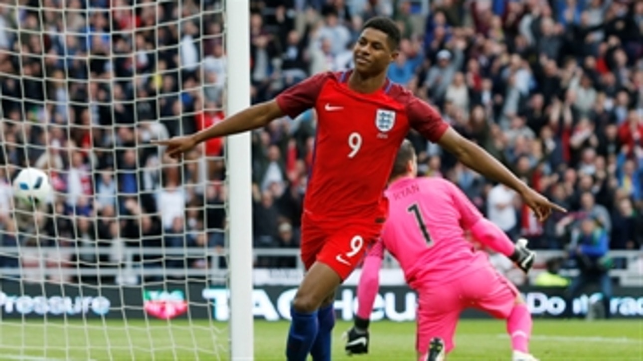 Marcus Rashford scores early in England debut vs. Australia ' International Friendly Highlights