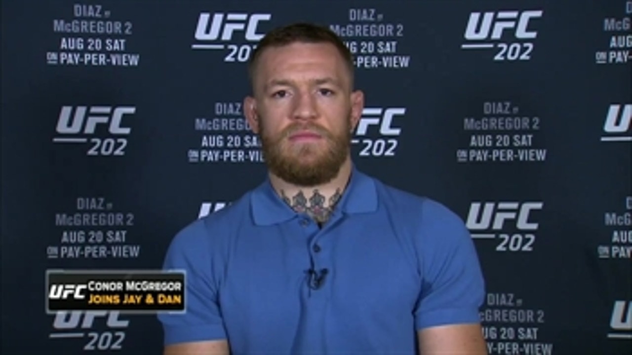 Conor McGregor says he hasn't over-trained for Nate Diaz
