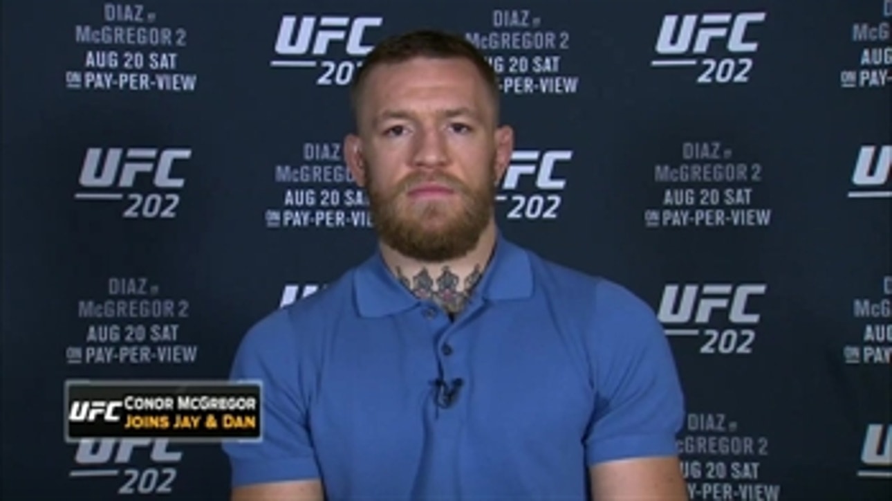 Conor McGregor says he hasn't over-trained for Nate Diaz