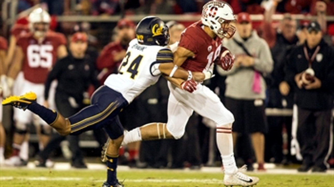 No.22 Stanford hangs on to beat rival Cal 17-14