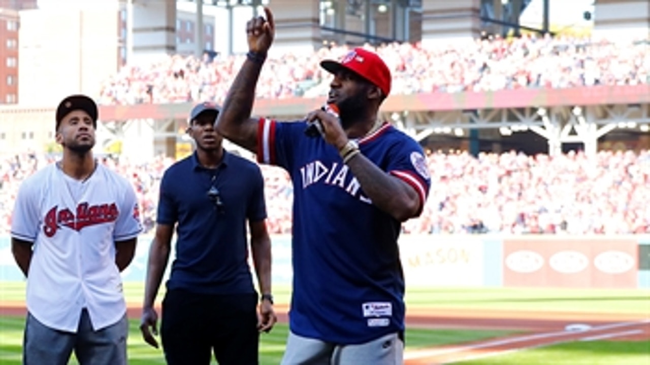Skip takes issue with LeBron's congratulatory message to the Cleveland Indians