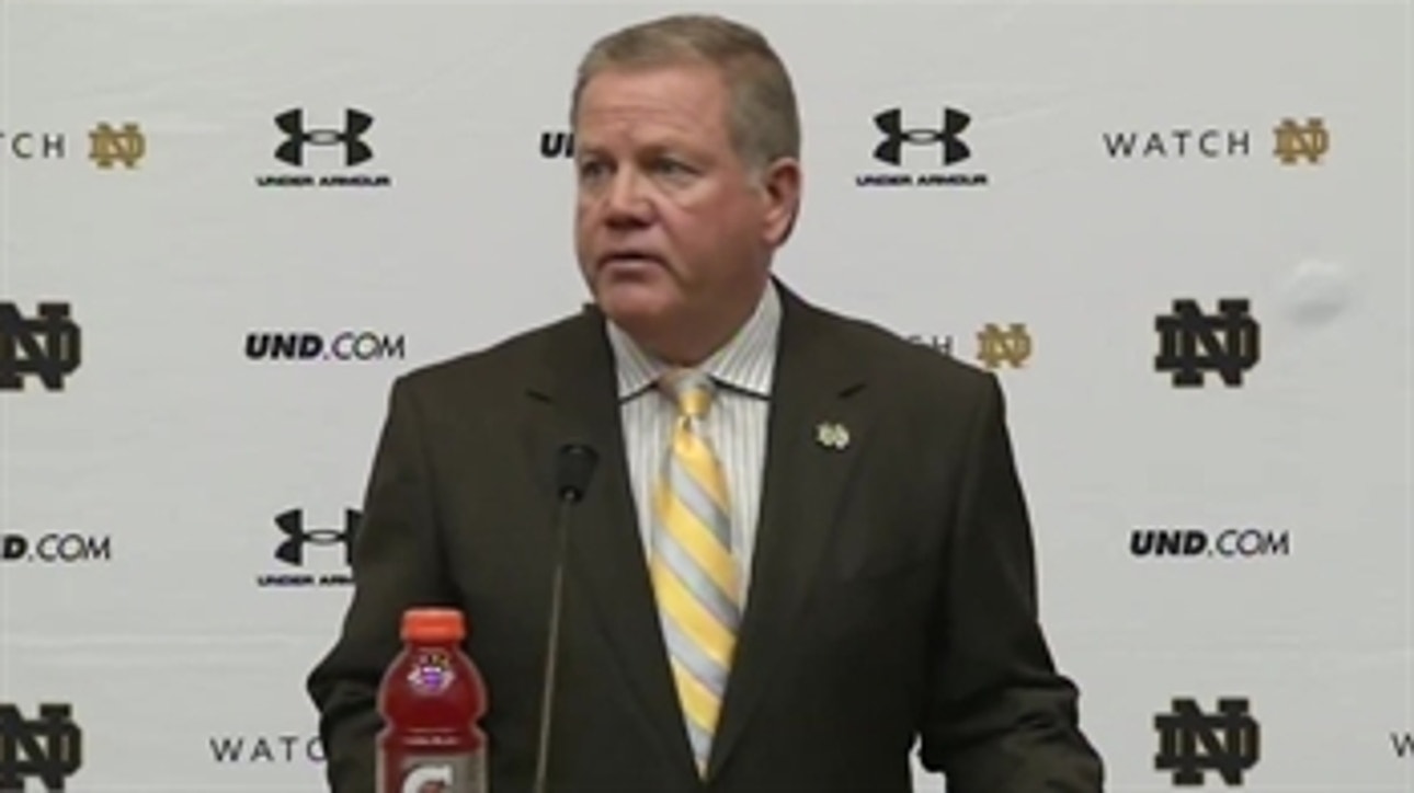 Brian Kelly will face a tough test against Boston College's top-ranked defense