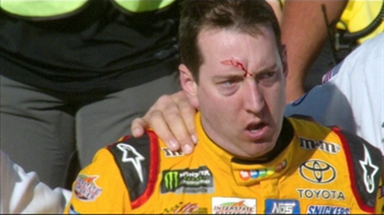 Kyle Busch Fights on Pit Road ' 2017 LAS VEGAS ' FOX NASCAR