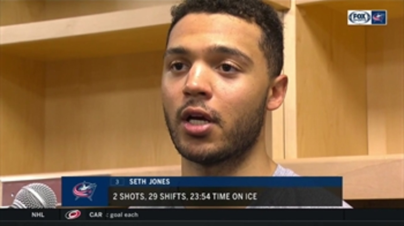 Seth Jones credits Vasilevskiy for keeping Blue Jackets off scoreboard in 2nd period