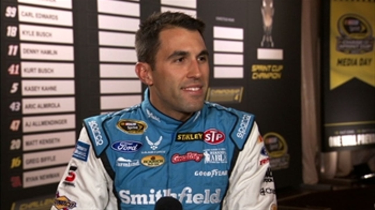 Aric Almirola - Chase Media Day Interview