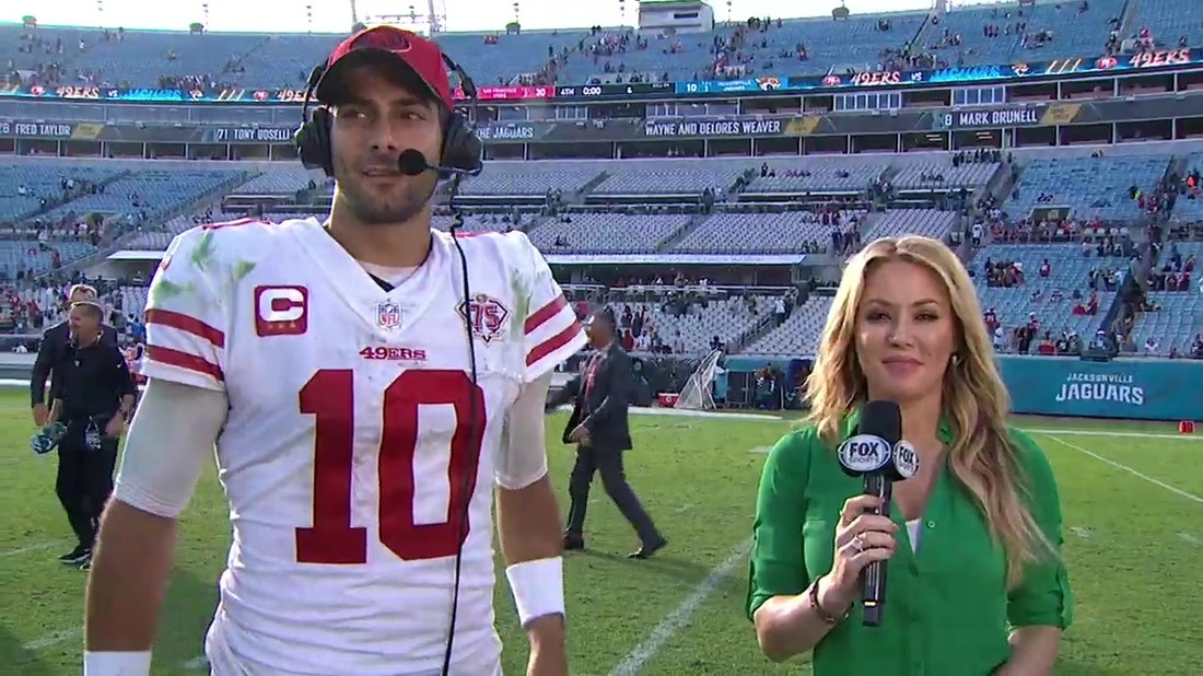 'It makes it hard for guys' - Jimmy Garoppolo speaks on the mix-and-match offense of the 49ers