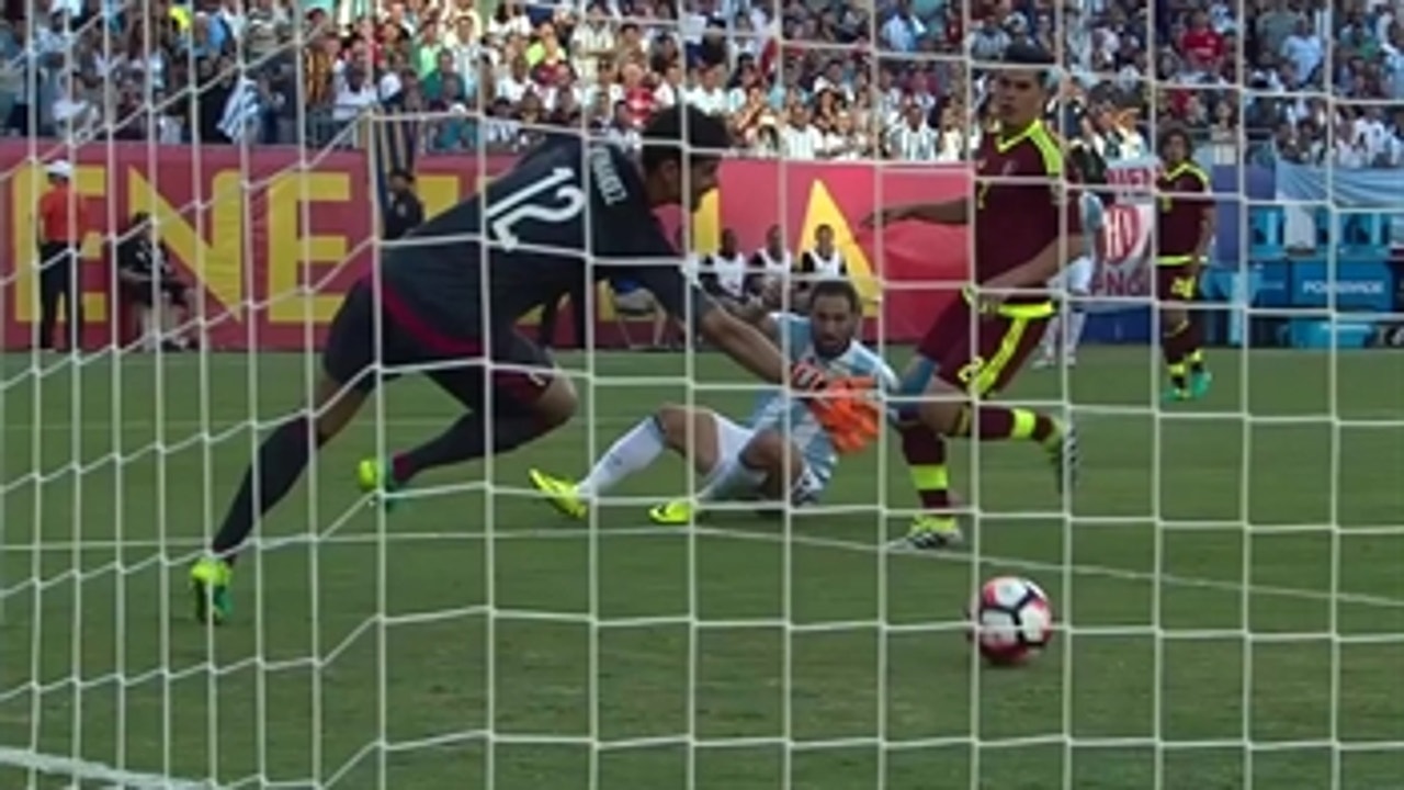 Higuain gives Argentina an early lead vs. Venezuela ' Copa America Highlights | FOX