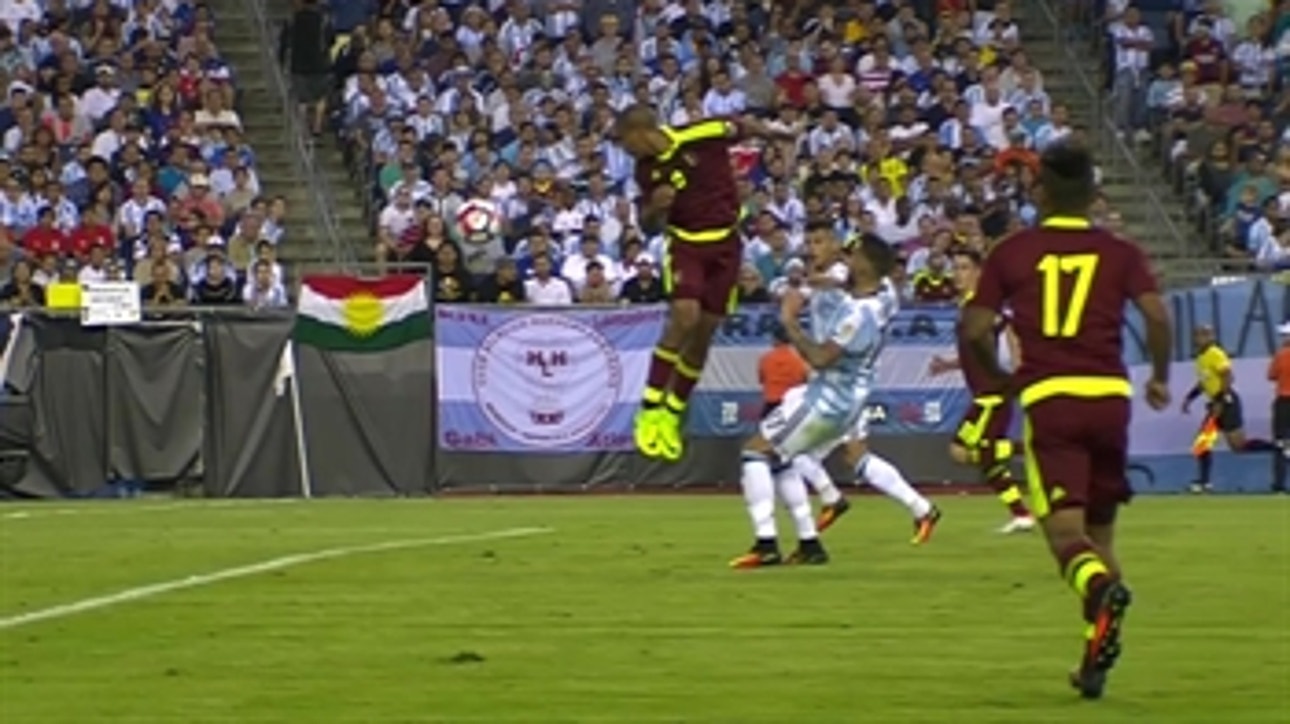 Rondon cuts Argentina's lead down to 3-1 ' 2016 Copa America Highlights