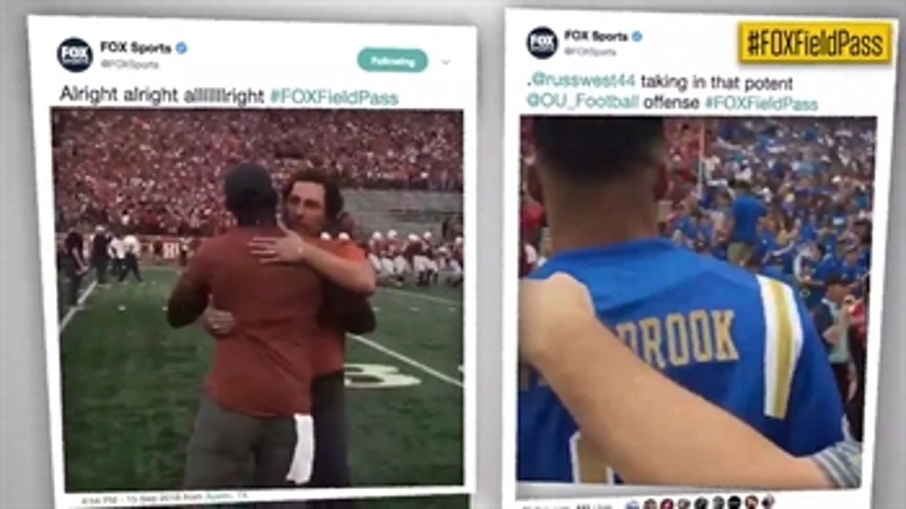 Relive the college football season's biggest moments straight from the sidelines ' FOX FIELD PASS