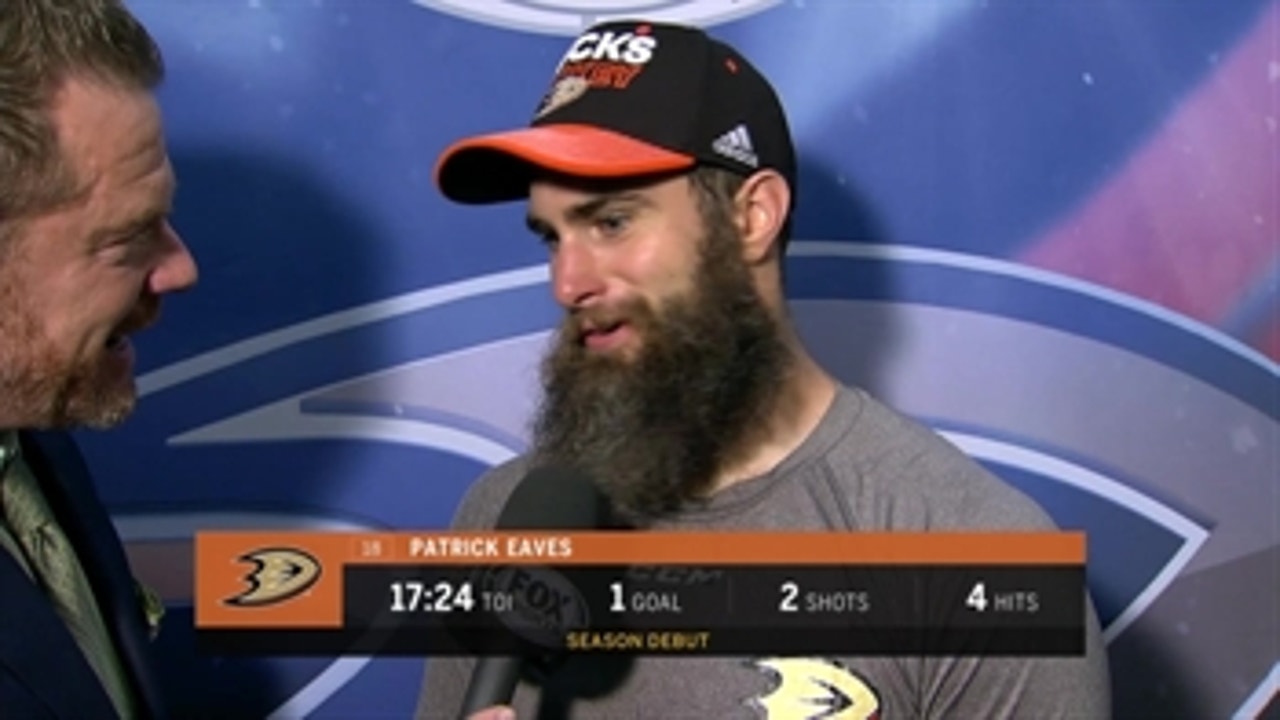 Ducks Live: Patrick Eaves after his first game back