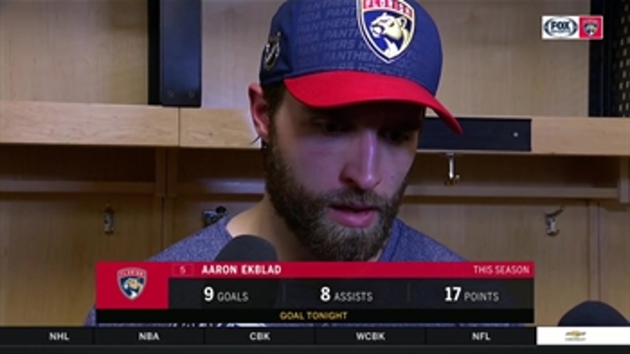 Aaron Ekblad on how Panthers didn't execute game plan early on