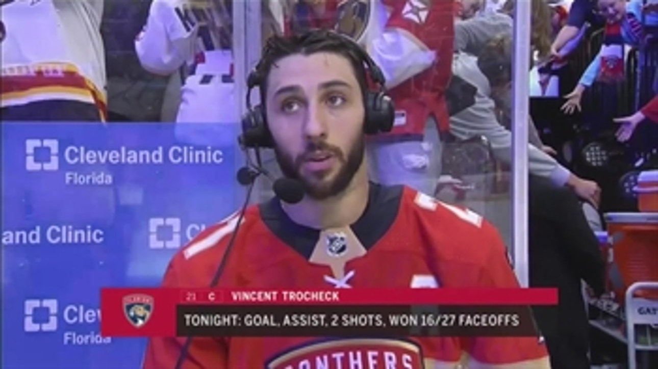 Vincent Trocheck on not making playoffs, hope for the future