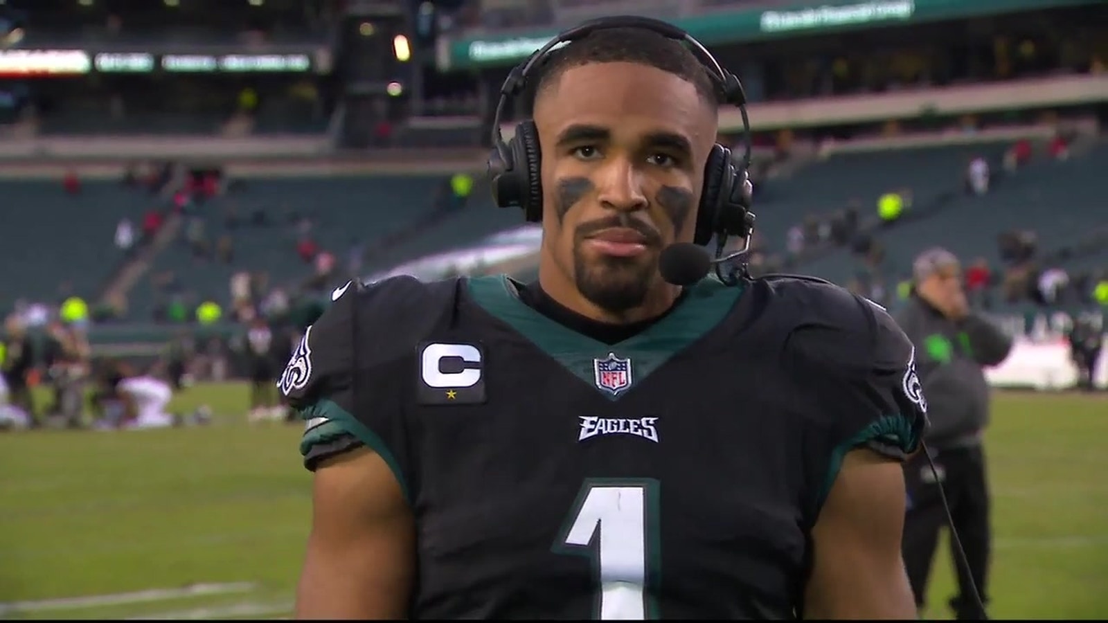 Jalen Hurts says Eagles have "grown as a team" after win over Saints