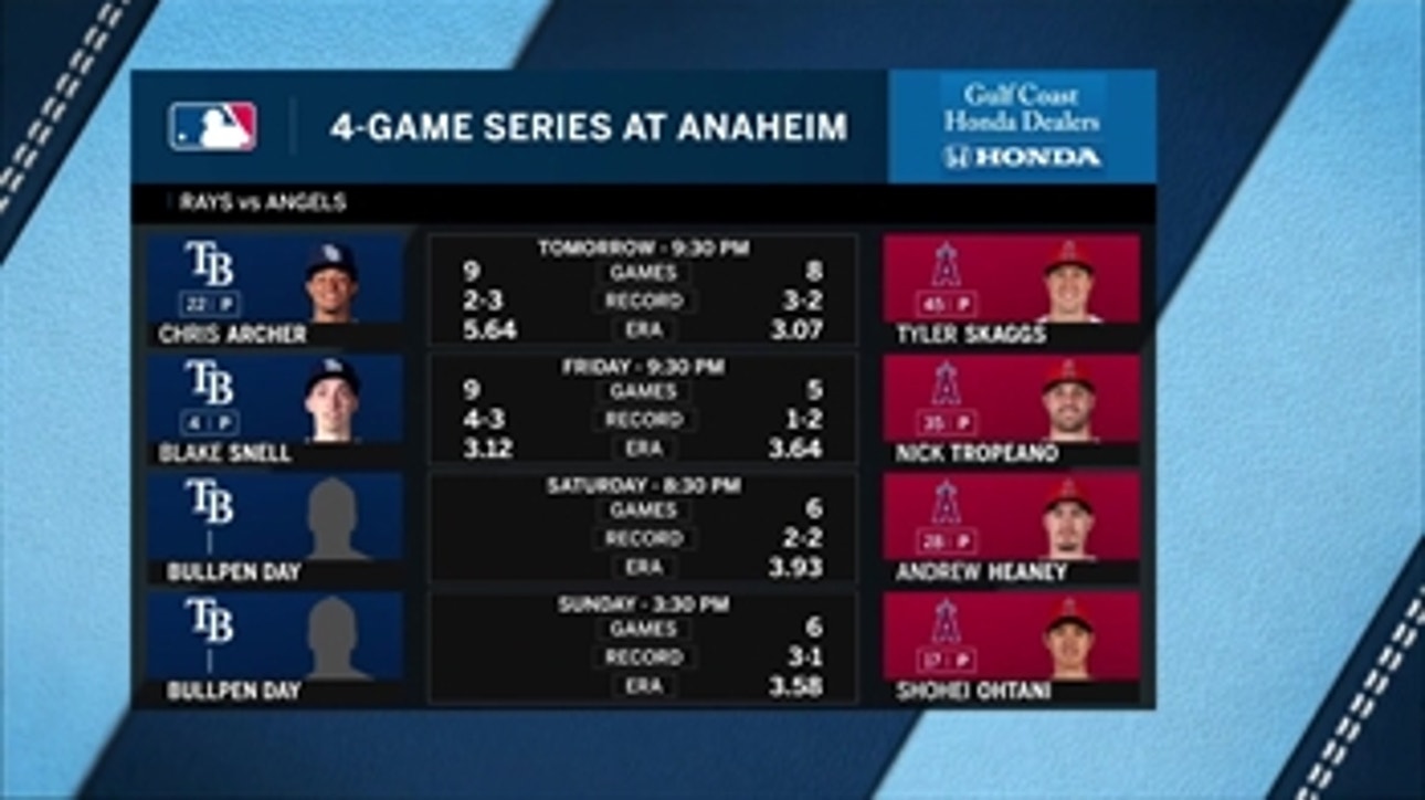 Rays visit Shohei Ohtani, Angels as road trip continues