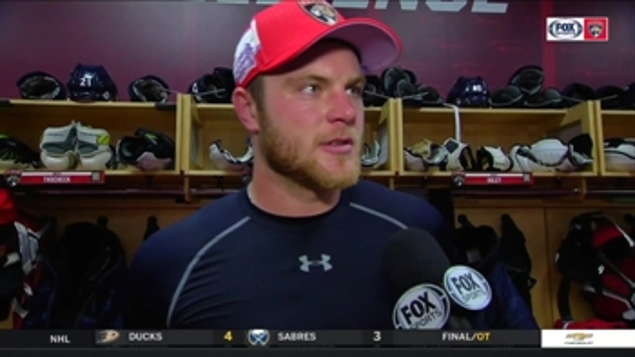 Jamie McGinn credits strong starts for Panthers' streak