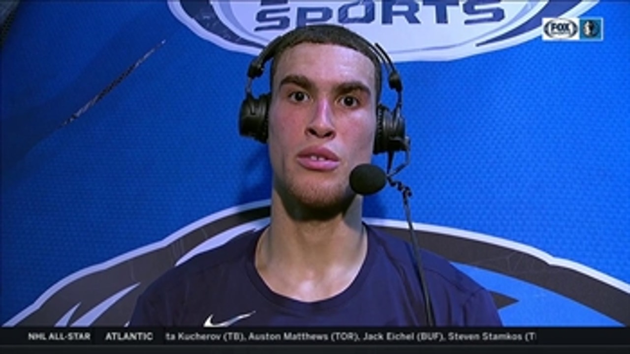 Dwight Powell talks about winning on the road