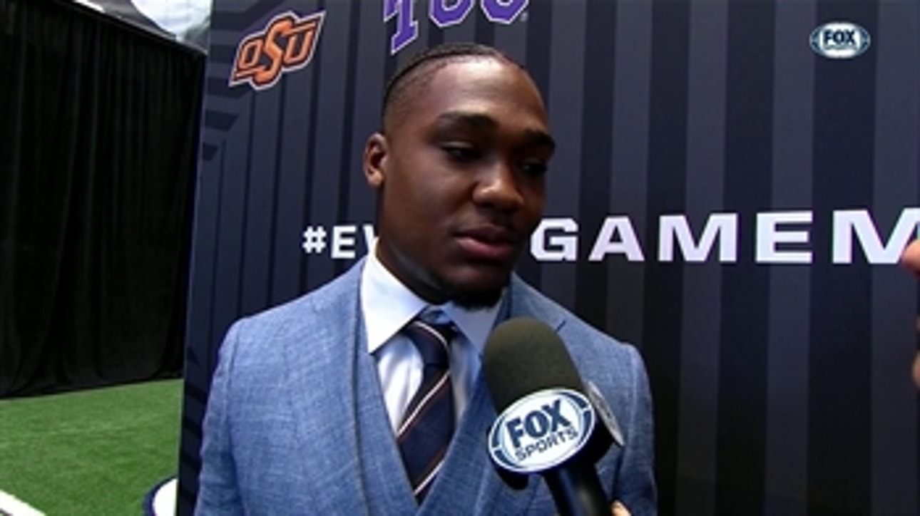 Khalil Herbert joins Sarah Merrifield ' Big 12 Media Days