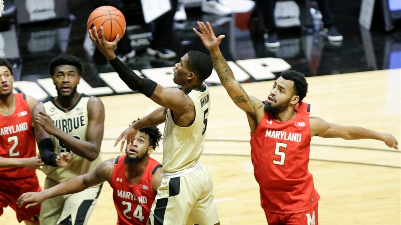 Maryland erases 15-point deficit, but falls in final minute, 73-70, to Purdue