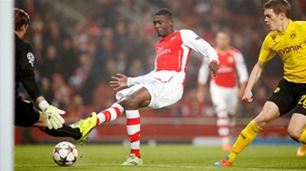 Sanogo gives Arsenal early lead against Dortmund