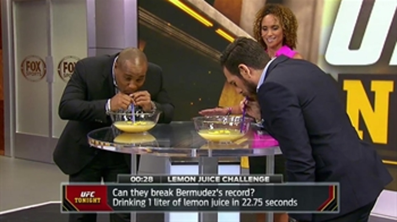 The Guinness World Record Lemon Juice Challenge - 'UFC Tonight'