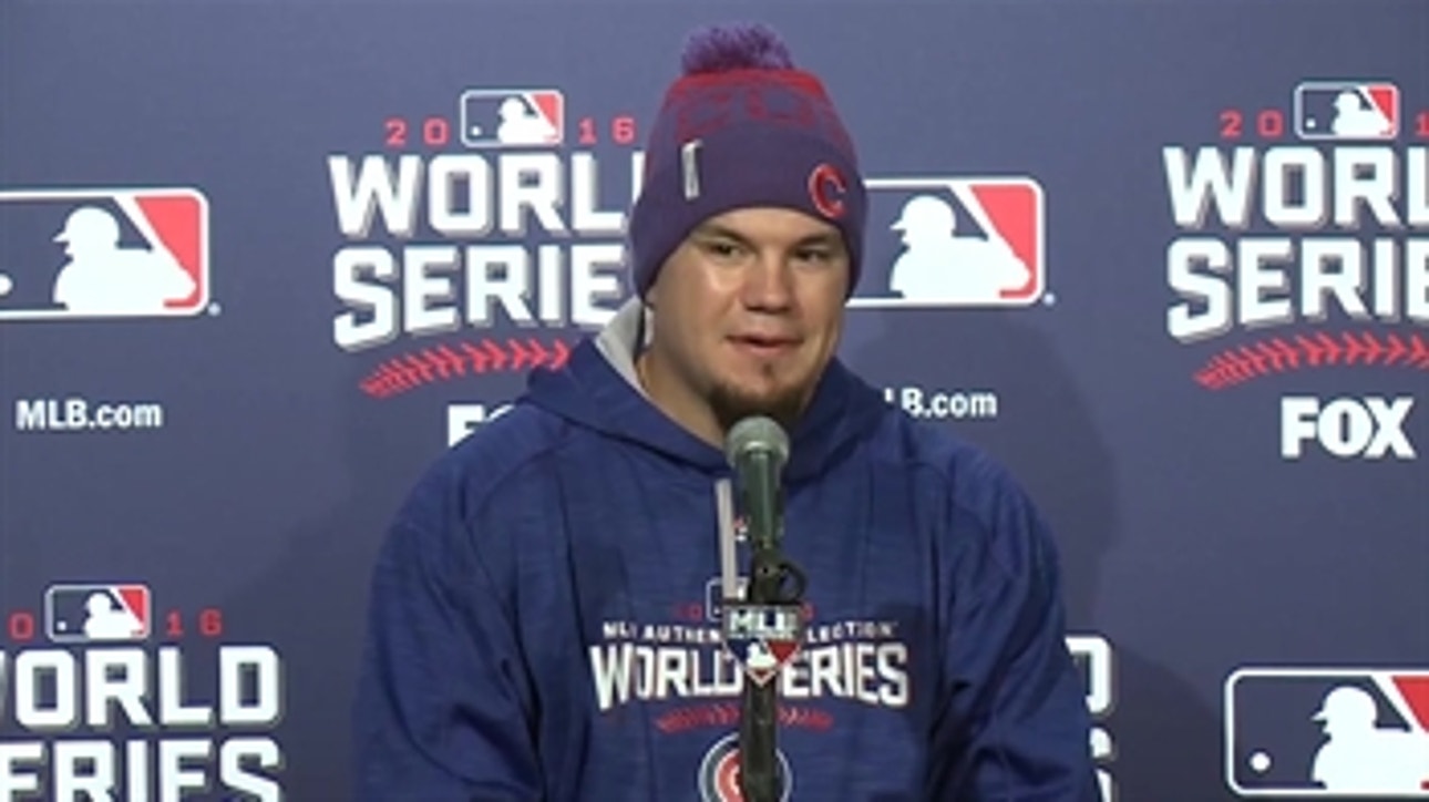 Kyle Schwarber knew starting in the outfield was a 'long shot'