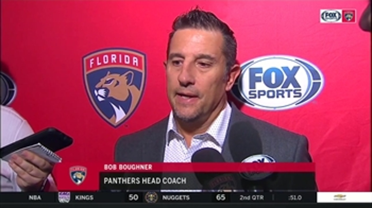 Bob Boughner on 2nd-period momentum shift, loss to Rangers