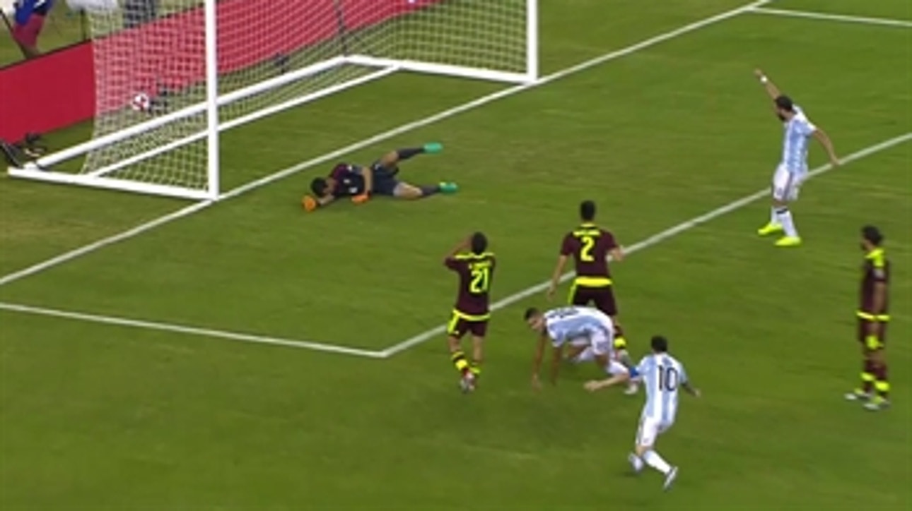 Lamela answers back immediately to make it 4-1 for Argentina ' 2016 Copa America Highlights