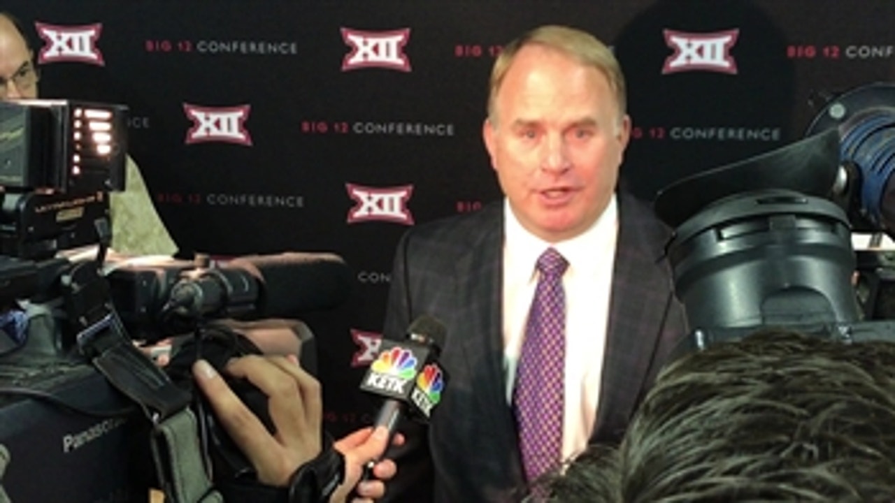Gary Patterson on what he likes most about Shawn Robinson ' Big 12 Media Days