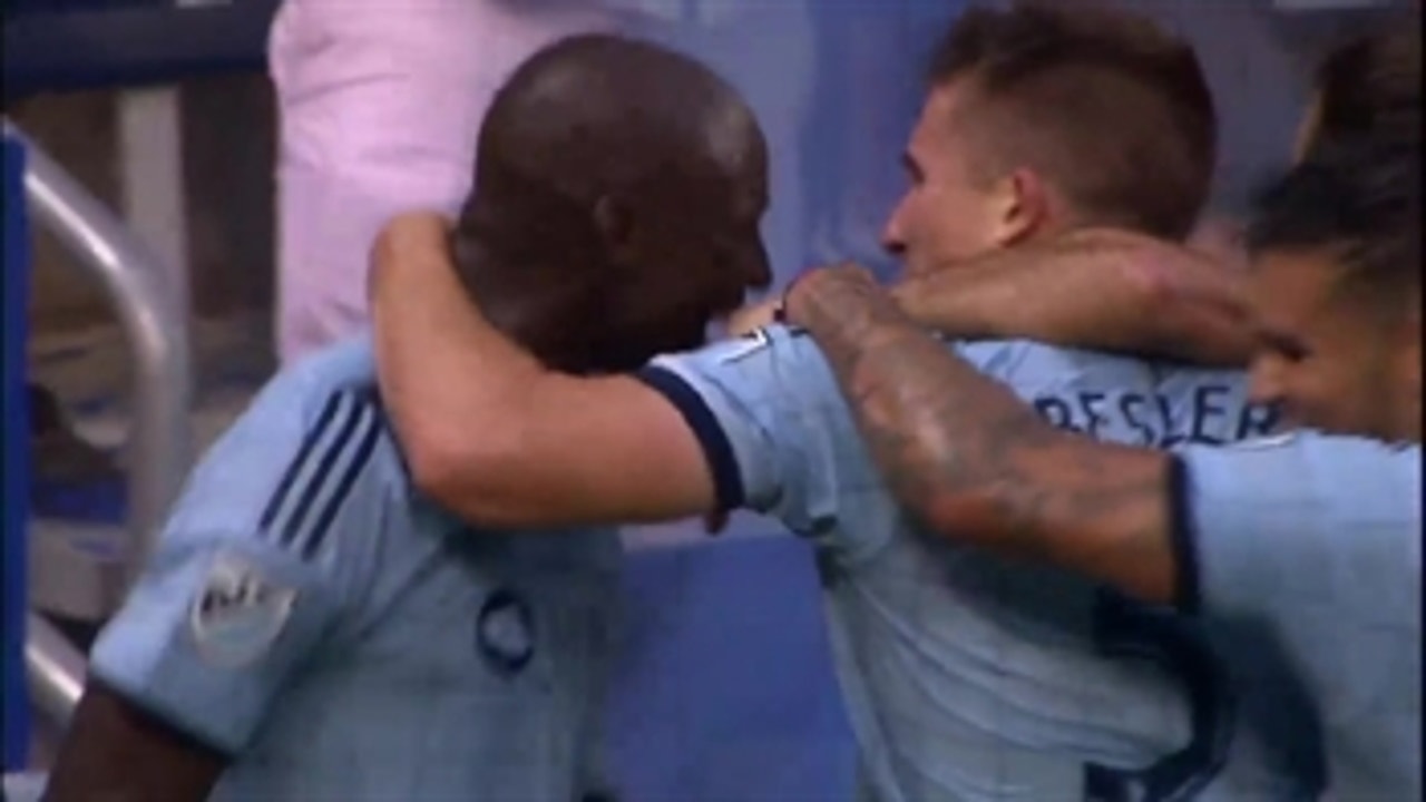 Besler scores in stoppage time to make it 3-2 ' 2016 MLS Highlights