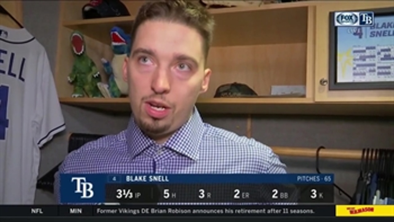 Blake Snell on his return: I felt good, but I felt different