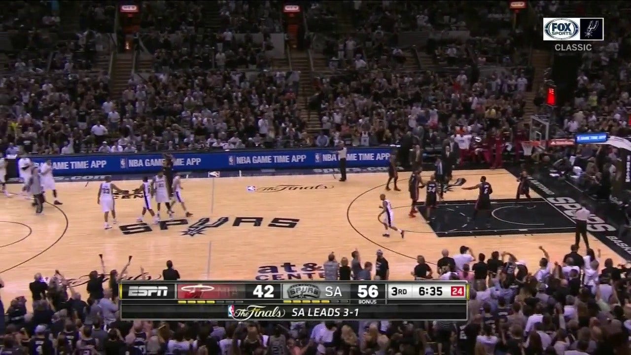 WATCH: Patty Mills with the Sweet Reverse ' Spurs CLASSICS