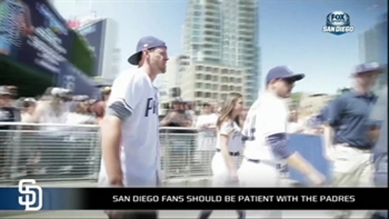 Nick Hardwick to Padres fans: 'Be patient'